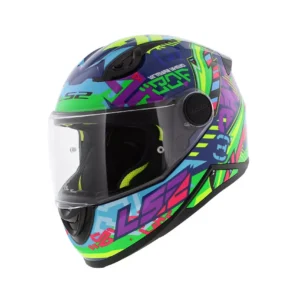Kask LS2 FF812 KID SVENT BLUE GREEN