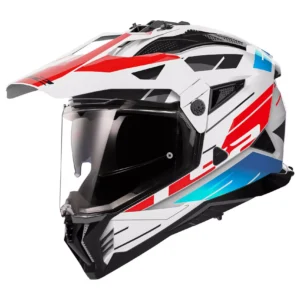 Kask LS2 MX702 PIONEER II NAMIB WHITE BLUE RED