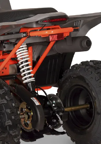 Quad KAYO A125 tylny amortyzator i rama