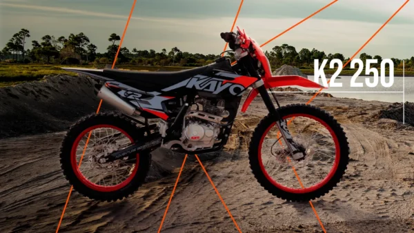 Dirt Bike KAYO K2 250 ENDURO 2026 w terenie