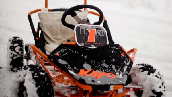 KAYO S70 w zimę w terenie