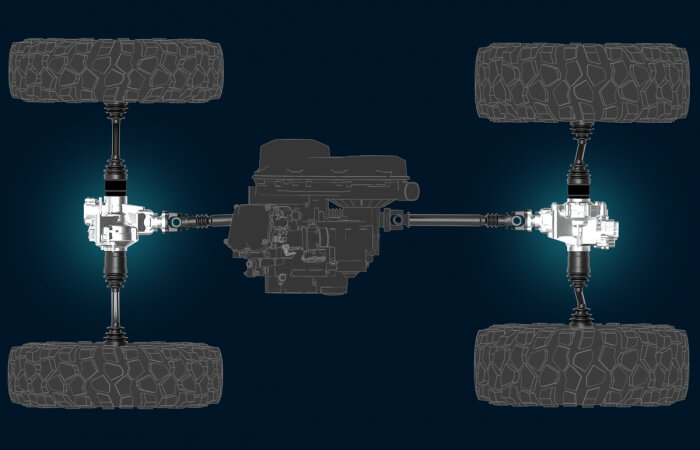 LINHAI Landforce 1000L EPS 4x4 z blokadą