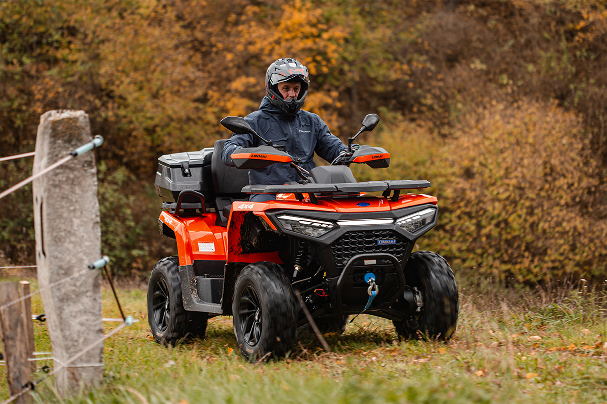 LINHAI Landforce 550L EPS ABS w terenie