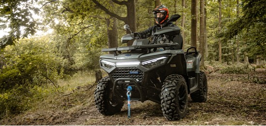 LINHAI Landforce 550L, Bogate wyposażenie