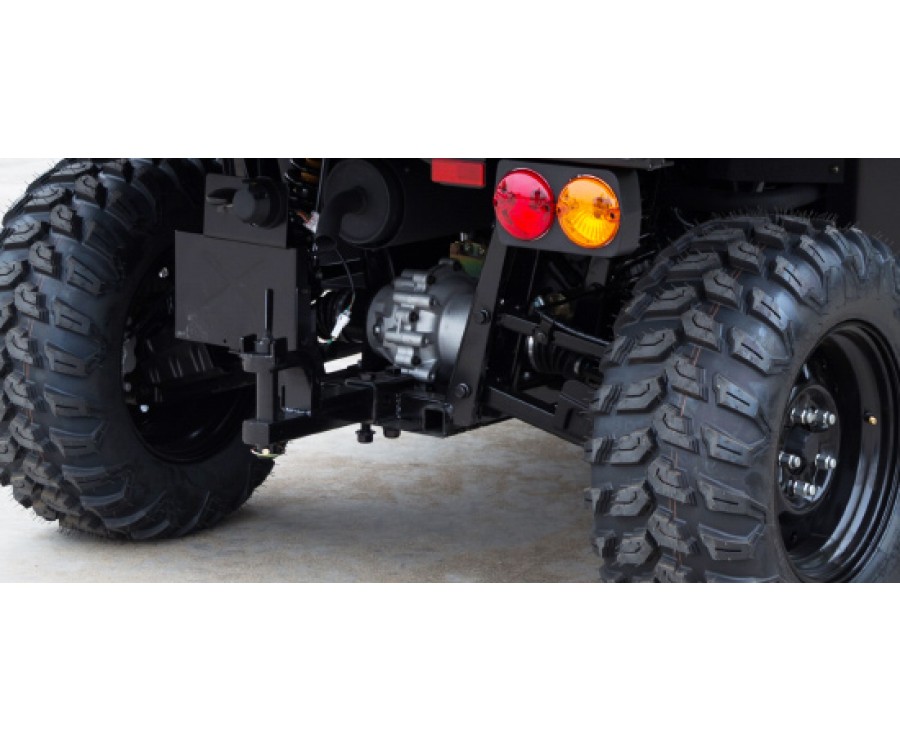 LINHAI UTV 1100 Diesel T1b, Napęd 4x4 z dwoma mechanizmami różnicowymi i trybem Turf