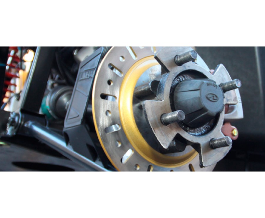 LINHAI UTV 1100 Diesel T1b, Mocne hamulce