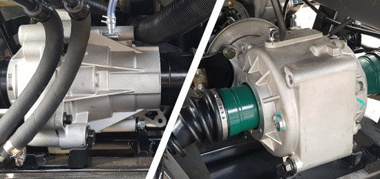 LINHAI UTV 650 T-BOSS EPS, Napęd 4x4