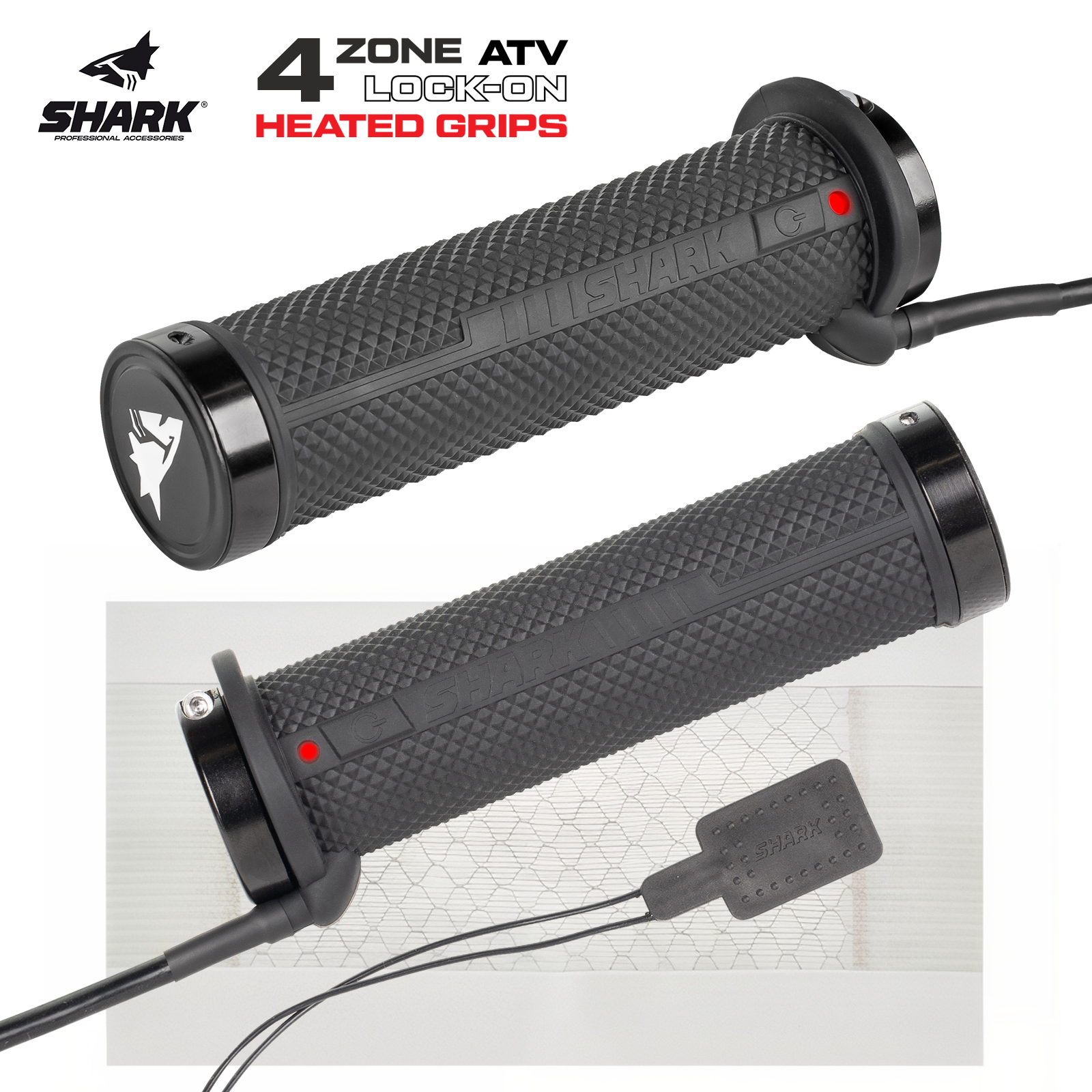 Manetki SHARK LOCK-ON z podgrzewaczem kciuka i podgrzewaniem siedzenia