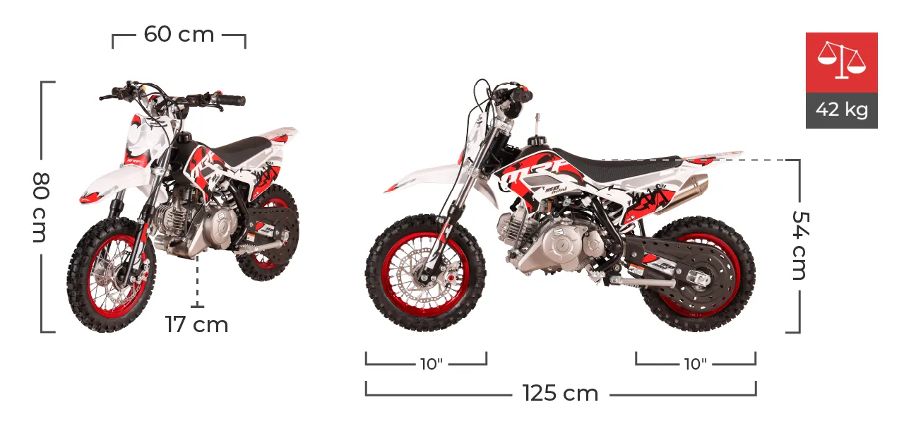 MRF 50 MINI wymiary