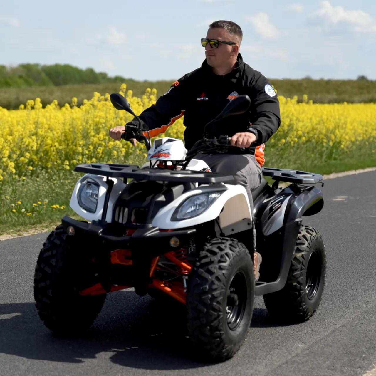 KAYO AU150 CVT w terenie