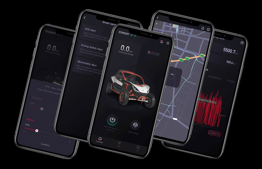 Segway Villain SX10 X Diff - Aplikacja "Segway Powersports"