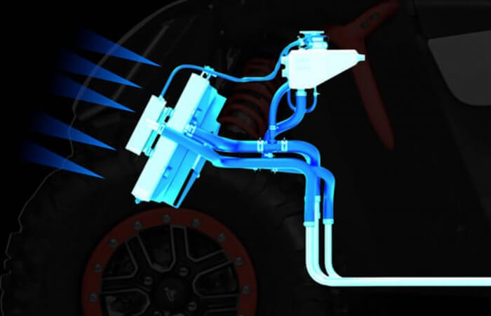 Segway Villain SX10 X Diff - Dwie chłodnice