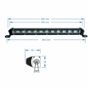 SHARK LED Light Bar 13" 36W