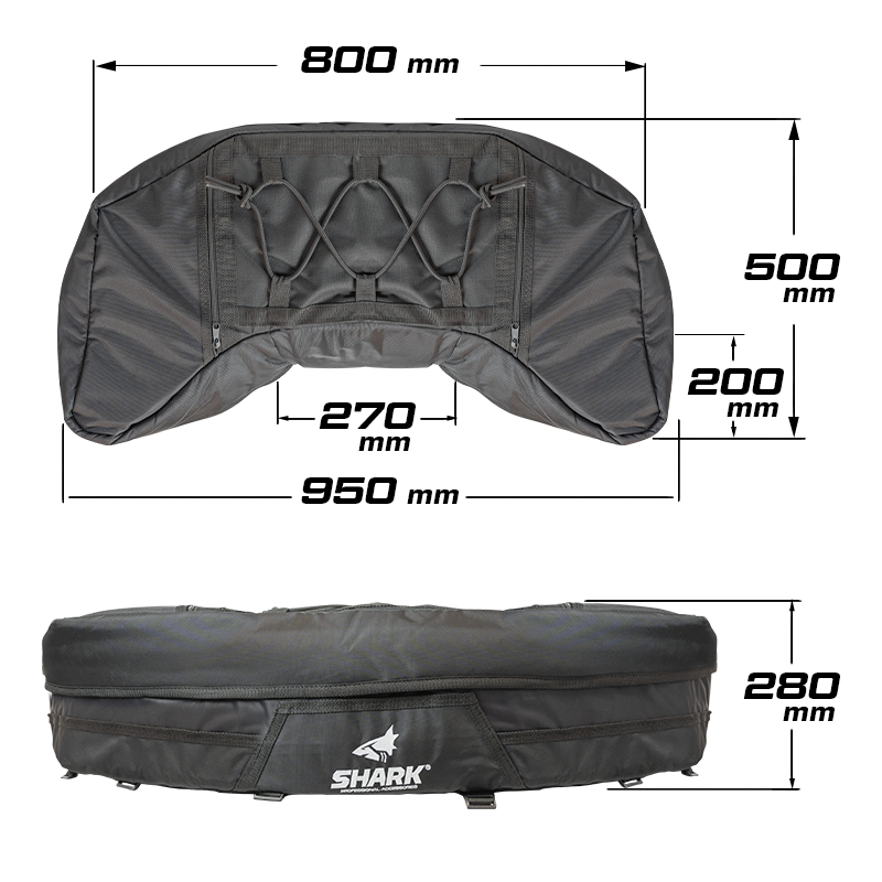 Wodoodporna torba Shark ATV miękka wymiary