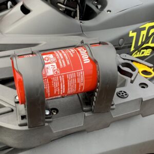 Zestaw Shark uniwersalny uchwyt wraz z gaśnicą proszkową